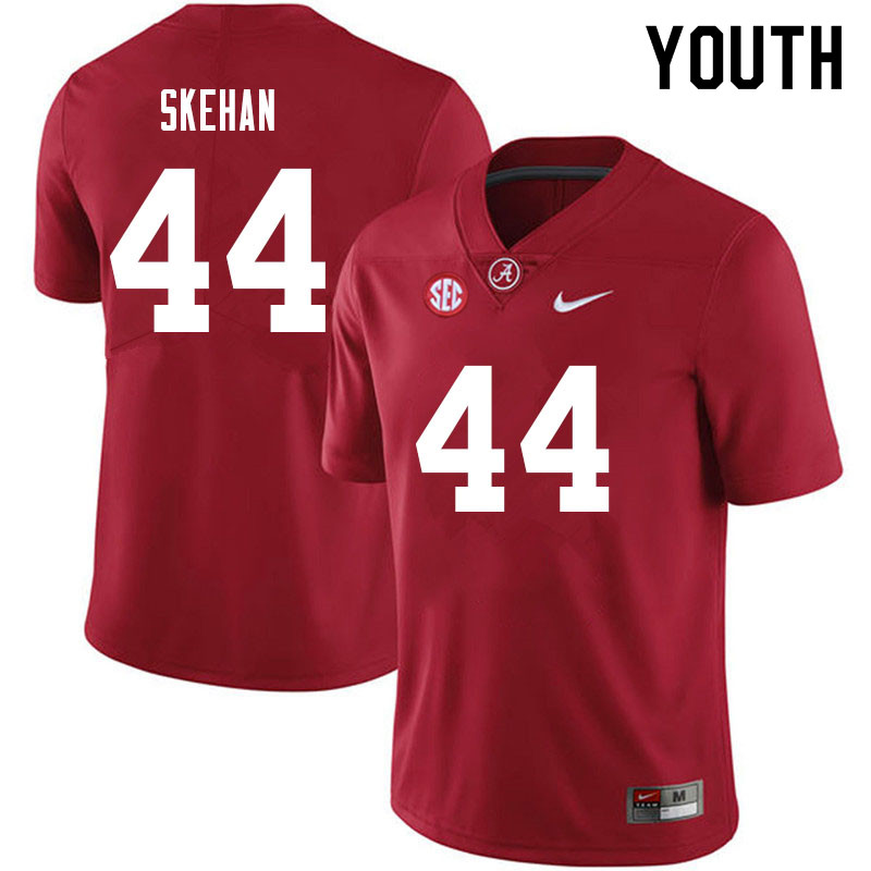Alabama Crimson Tide Youth Charlie Skehan #44 Crimson NCAA Nike Authentic Stitched 2021 College Football Jersey GJ16U13JU